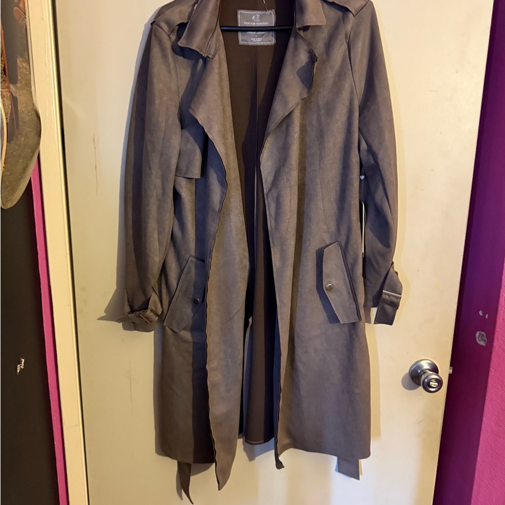 Black Label Classic Brown Trench Coat